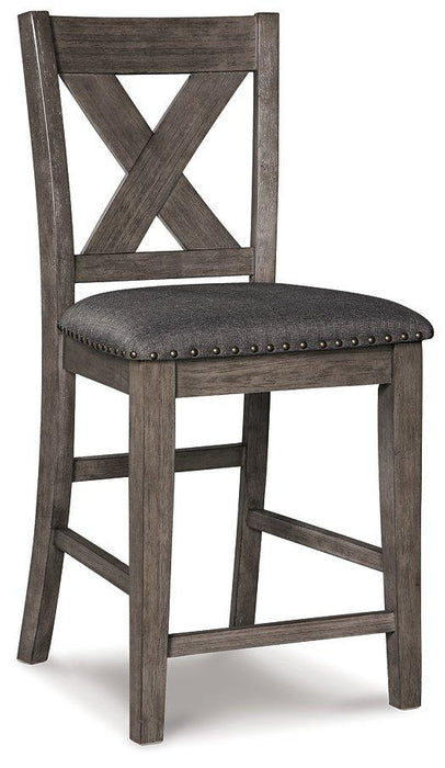 Caitbrook Counter Height Upholstered Bar Stool - Unclaimed Freight North (Aitkin, MN)