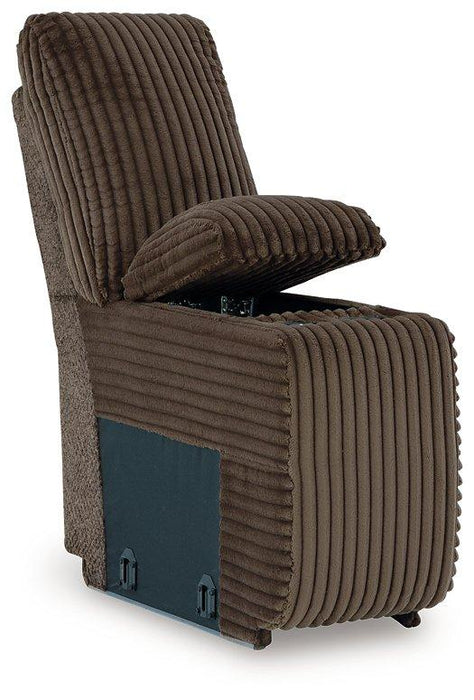 Top Tier Reclining Sectional with Chaise - Unclaimed Freight North (Aitkin, MN)