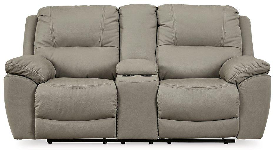 Next-Gen Gaucho Reclining Loveseat with Console - Unclaimed Freight North (Aitkin, MN)