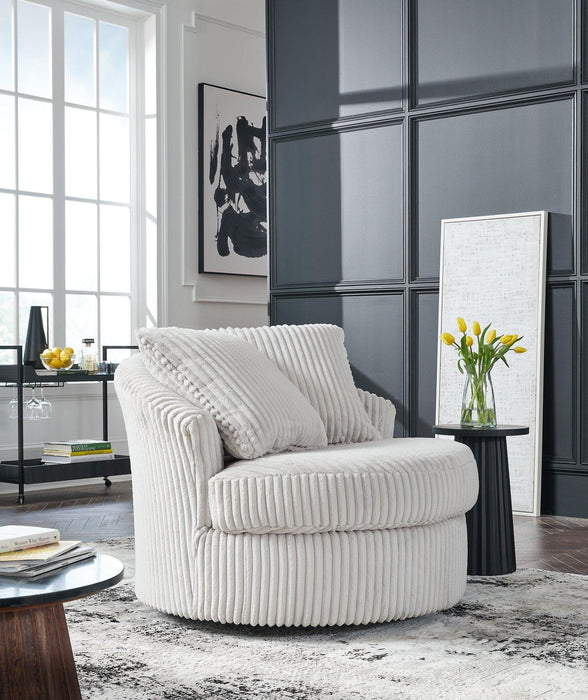 Gramwell Swivel Accent Chair - Unclaimed Freight North (Aitkin, MN)