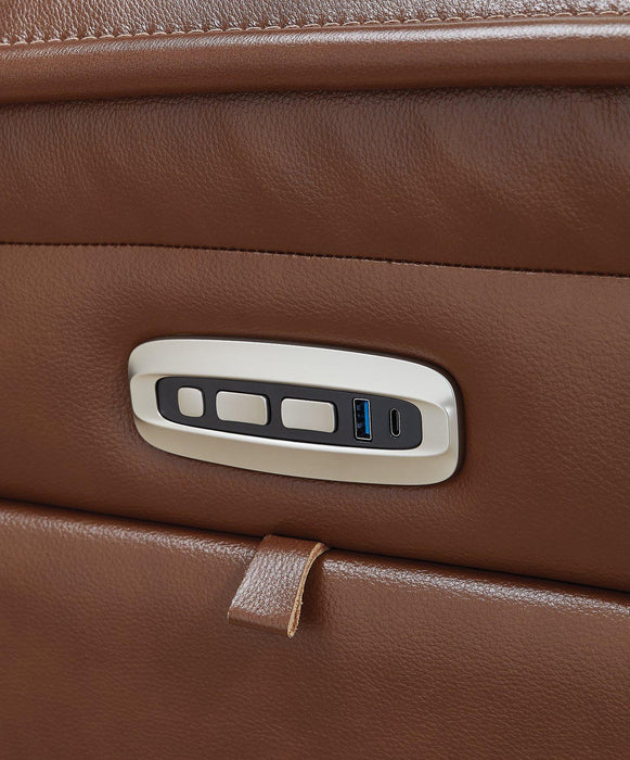 Healy Pier Power Reclining Loveseat with Console - Unclaimed Freight North (Aitkin, MN)