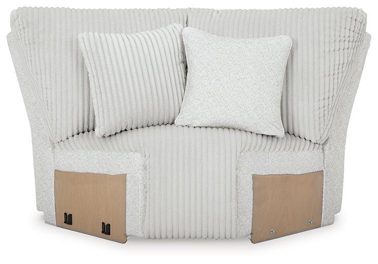 Top Tier Reclining Sectional with Chaise - Unclaimed Freight North (Aitkin, MN)