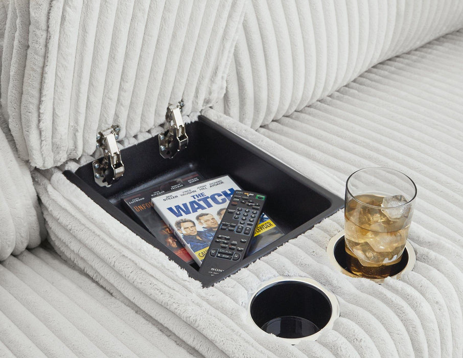 Top Tier Reclining Sectional with Chaise - Unclaimed Freight North (Aitkin, MN)