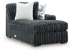 Midnight-Madness Sectional Sofa with Chaise - Unclaimed Freight North (Aitkin, MN)