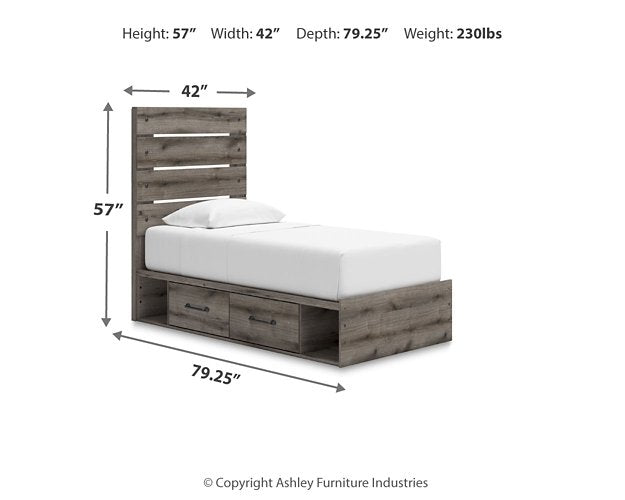 Graystorm Bed with Storage - Unclaimed Freight North (Aitkin, MN)