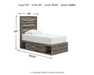Graystorm Bed with Storage - Unclaimed Freight North (Aitkin, MN)