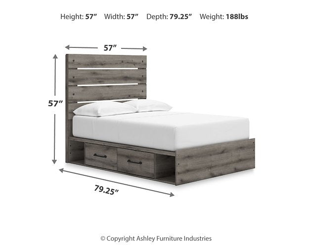 Graystorm Bed with Storage - Unclaimed Freight North (Aitkin, MN)