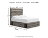 Graystorm Bed with Storage - Unclaimed Freight North (Aitkin, MN)