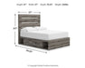 Graystorm Bed with Storage - Unclaimed Freight North (Aitkin, MN)