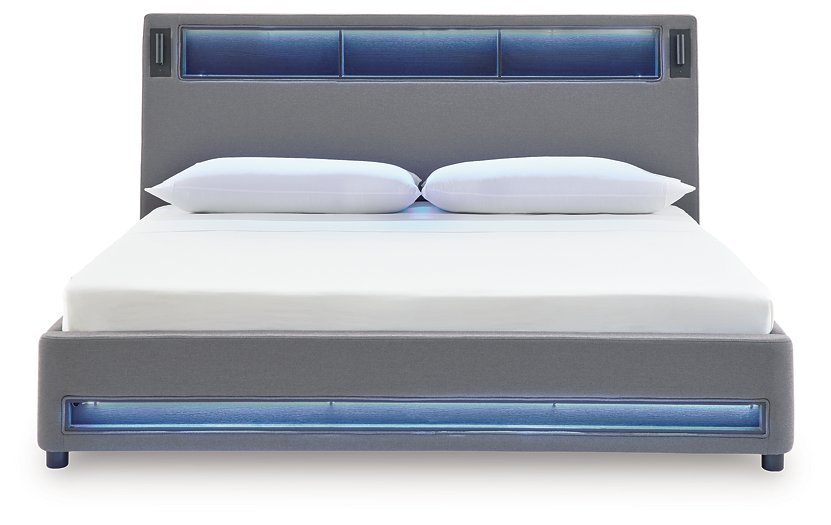 Verishaw Upholstered Bed - Unclaimed Freight North (Aitkin, MN)