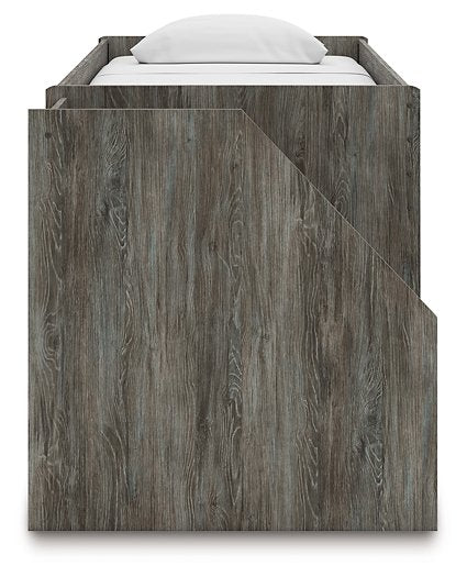 Frandern Loft Bed with Drawer Storage - Unclaimed Freight North (Aitkin, MN)