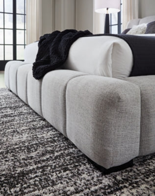 Grendusk Upholstered Bed - Unclaimed Freight North (Aitkin, MN)