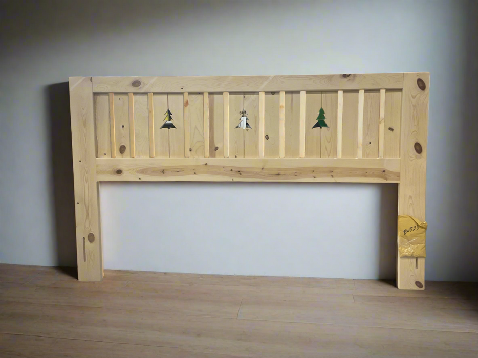 Pine Headboard king - Unclaimed Freight North (Aitkin, MN)