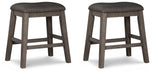 Caitbrook Counter Height Upholstered Bar Stool - Unclaimed Freight North (Aitkin, MN)