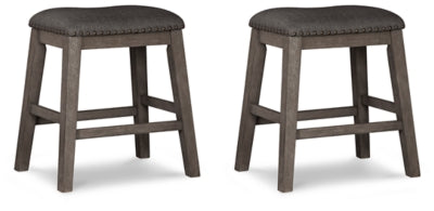 Caitbrook Counter Height Upholstered Bar Stool - Unclaimed Freight North (Aitkin, MN)