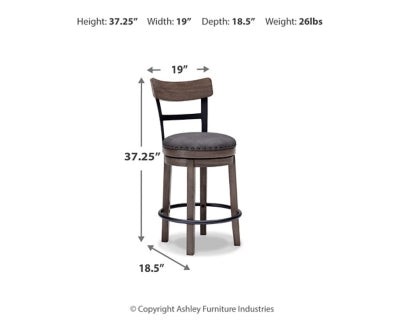 Caitbrook Counter Height Bar Stool - Unclaimed Freight North (Aitkin, MN)
