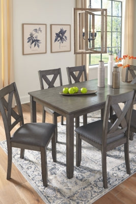 Caitbrook Dining Table and Chairs (Set of 7) - Unclaimed Freight North (Aitkin, MN)