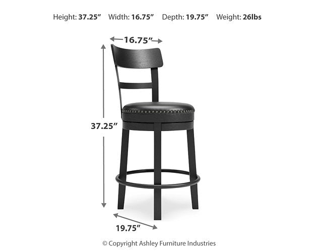 Valebeck Counter Height Bar Stool