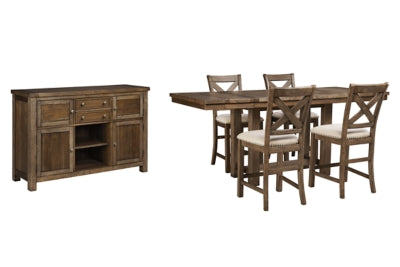 Moriville Counter Height Dining Set - Unclaimed Freight North (Aitkin, MN)