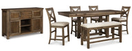 Moriville Counter Height Dining Set - Unclaimed Freight North (Aitkin, MN)