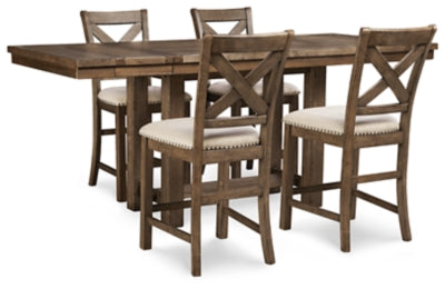 Moriville Counter Height Dining Set - Unclaimed Freight North (Aitkin, MN)