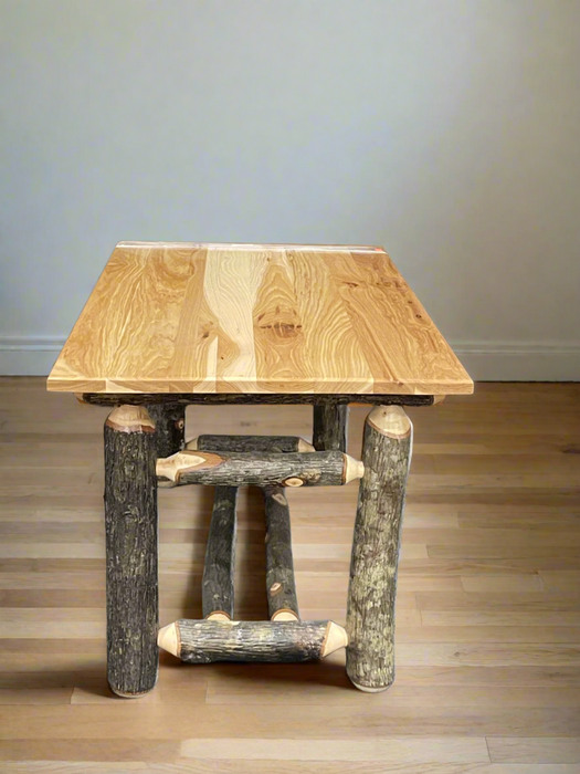 Hickory Log Coffee Table - Unclaimed Freight North (Aitkin, MN)