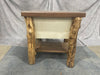 Black Walnut & Aspen Nightstand - Unclaimed Freight North (Aitkin, MN)