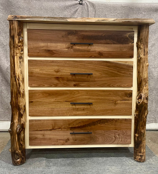 Black Walnut & Aspen Chest - Unclaimed Freight North (Aitkin, MN)
