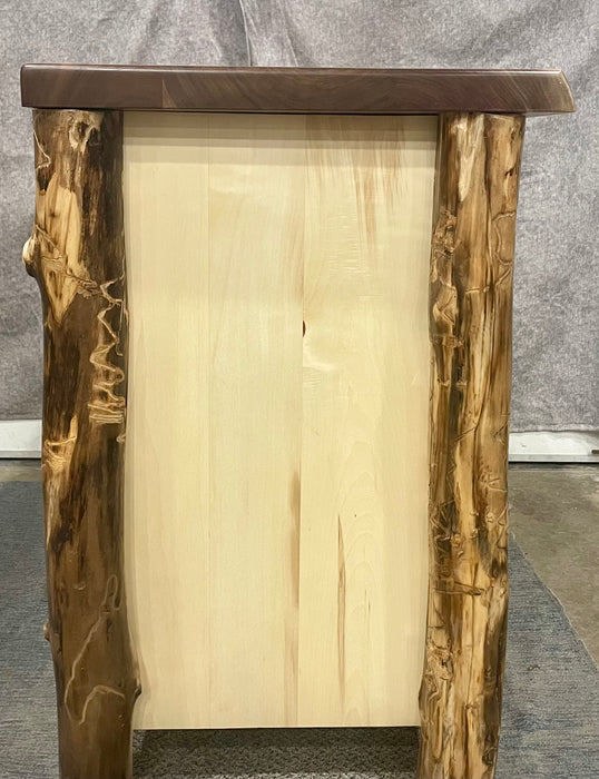 Black Walnut & Aspen dresser - Unclaimed Freight North (Aitkin, MN)