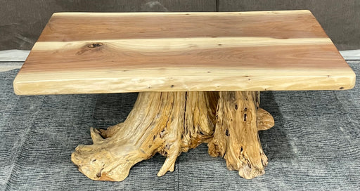Black Walnut Coffee Table w/Stump - Unclaimed Freight North (Aitkin, MN)