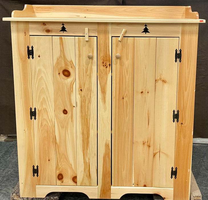 Wide Pine Jelly Cabinet