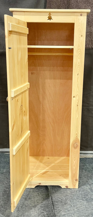 Pine 1 Door Broom Closet