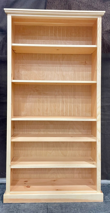 6ft Pine Bookcase