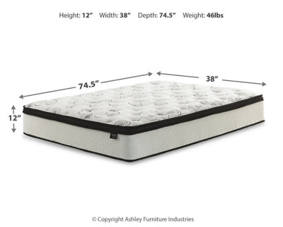 Chime 12 Inch Hybrid Mattress in a Box - Unclaimed Freight North (Aitkin, MN)
