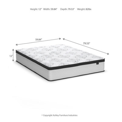 Chime 12 Inch Hybrid Mattress in a Box - Unclaimed Freight North (Aitkin, MN)