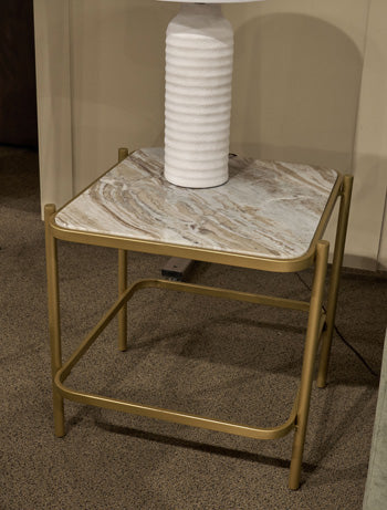 Manor Stone End Table - Unclaimed Freight North (Aitkin, MN)