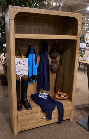 Dovander Hall Tree with Storage Bench - Unclaimed Freight North (Aitkin, MN)