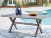 Half Moon Beach Outdoor Dining Table - Unclaimed Freight North (Aitkin, MN)