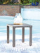 Half Moon Beach Outdoor End Table - Unclaimed Freight North (Aitkin, MN)