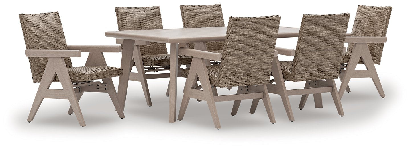 Cliff Trails Outdoor Dining Set - Unclaimed Freight North (Aitkin, MN)