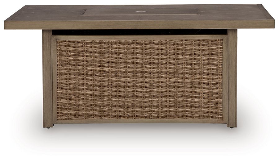 Laguna Heights Outdoor Fire Pit Table - Unclaimed Freight North (Aitkin, MN)