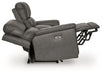 Bleckley Power Reclining Loveseat with Console - Unclaimed Freight North (Aitkin, MN)