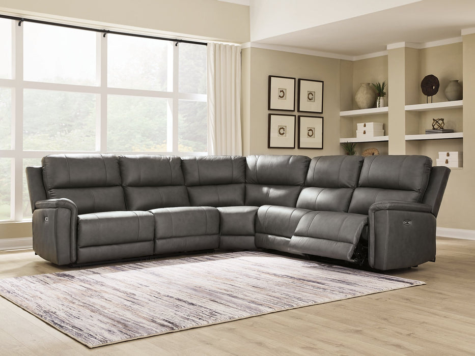 Bleckley Power Reclining Sectional - Unclaimed Freight North (Aitkin, MN)