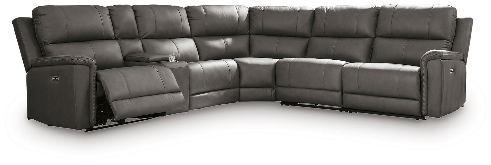 Bleckley Power Reclining Sectional - Unclaimed Freight North (Aitkin, MN)