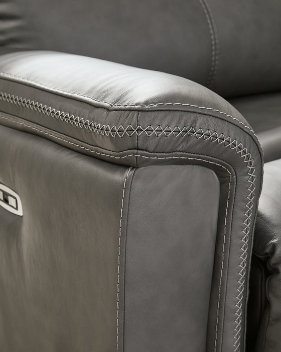 Bleckley Power Reclining Sectional - Unclaimed Freight North (Aitkin, MN)