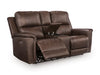 Bleckley Power Reclining Loveseat with Console - Unclaimed Freight North (Aitkin, MN)