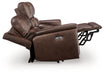 Bleckley Power Reclining Loveseat with Console - Unclaimed Freight North (Aitkin, MN)