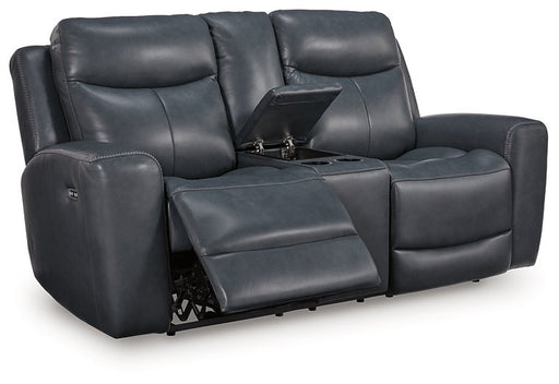 Next Move Power Reclining Loveseat - Unclaimed Freight North (Aitkin, MN)