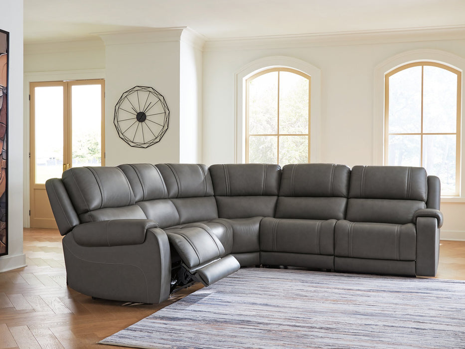 5Z - Pittson Power Reclining Sectional - Unclaimed Freight North (Aitkin, MN)