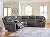 5Z - Pittson Power Reclining Sectional - Unclaimed Freight North (Aitkin, MN)